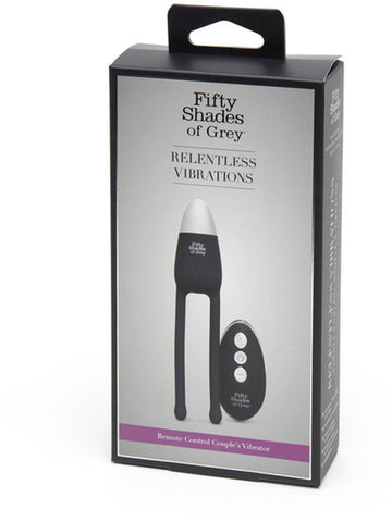 Fifty Shades Of Grey Relentless Vibrations Remote Control Couples Vibe